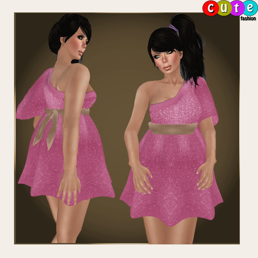 *Cute*_Hot party lightpink dress