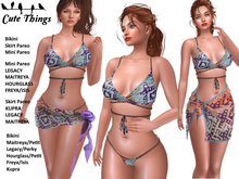 [CT] African Afya Bikini + Pareo - Maitreya - Petit - Legacy - Perky - Hourglass - Freya - Isis - Kupra DEMO
