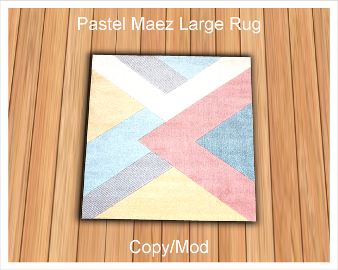 *CC* Pastel Maez Large Rug 