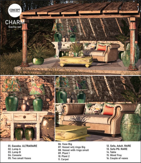 Concept} *14. Charm - Table