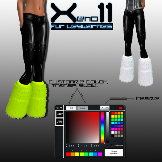 Xeno Fur Legwarmers
