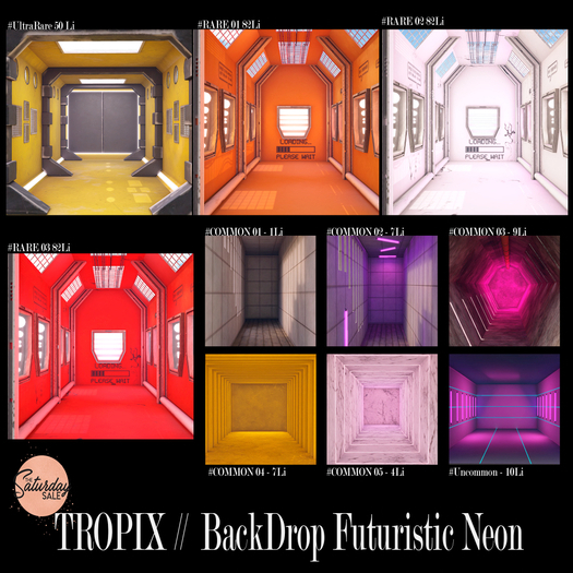 TROPIX // BackDrop Futuristic Neon - #COMMON 02 [BOX]