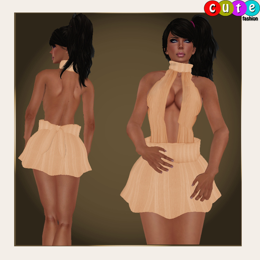 *Cute*_Lory tan dress