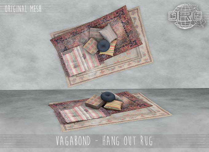 Second Life Marketplace - -DRD- Vagabond - Hang Out Rug