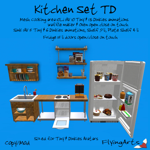 !FA! Kitchen Set Tiny Dinkies