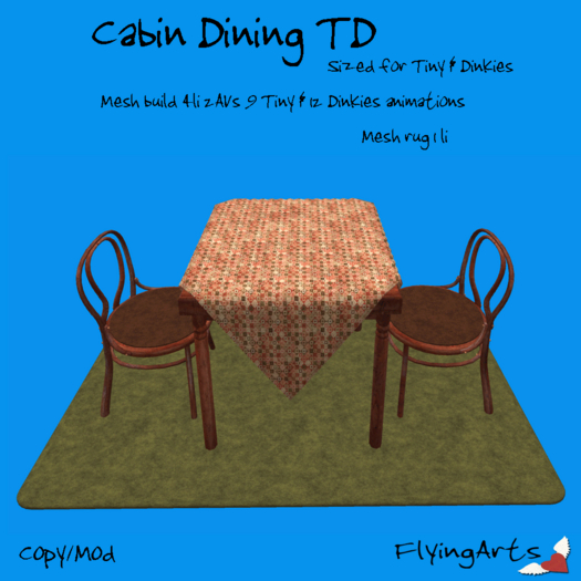 !FA! Cabin Dining Tiny Dinkies
