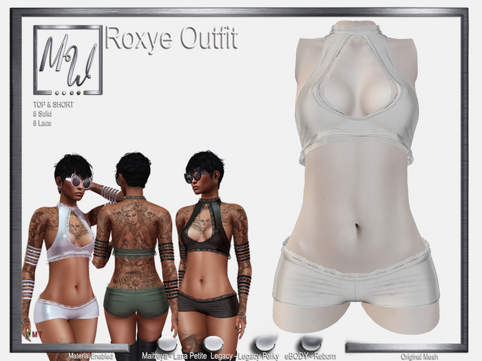 MW - Roxye Outfit - Lace White (Add me)