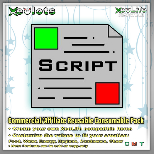 {WEAR} ** XeoLife ** Affiliate Scripts - Reusable Consumables
