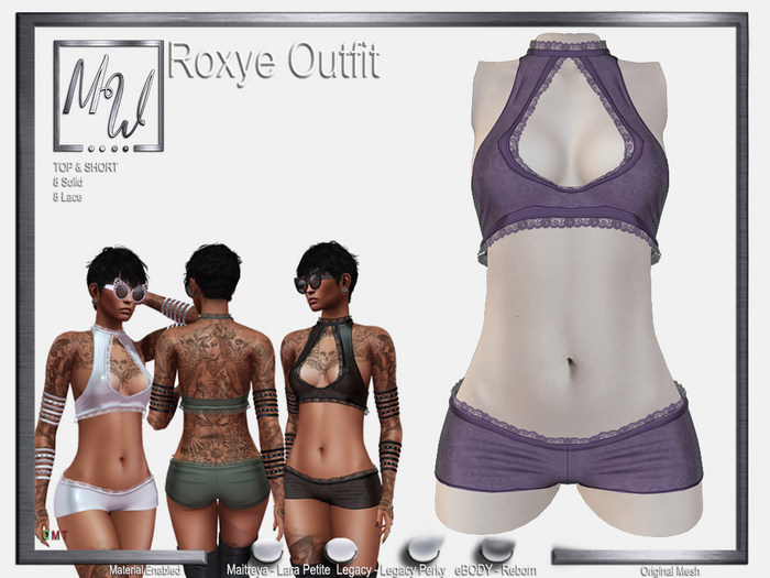 MW - Roxye Outfit - Lace Purple (Add me)