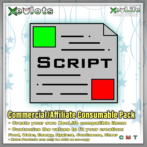 *XeoLife* Affiliate (Commercial) Pack - Consumable Scripts
