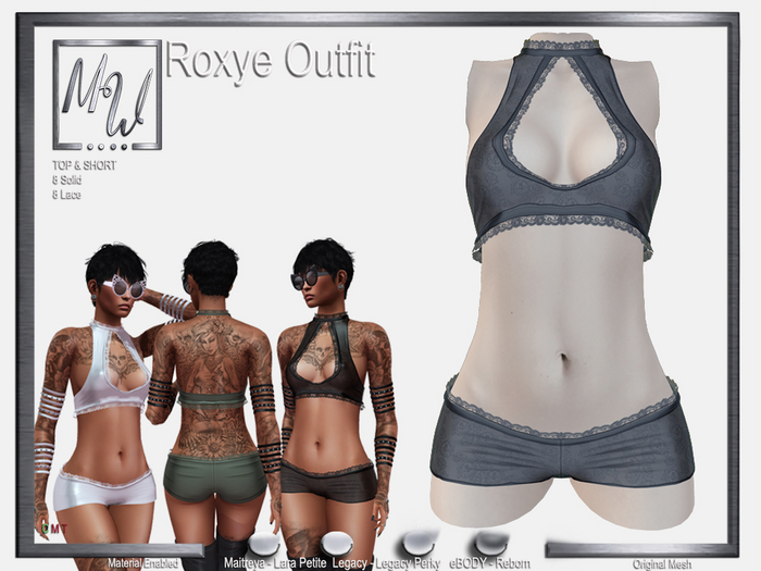 MW - Roxye Outfit - Lace Blue (Add me)