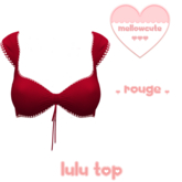 mellowcute-lulu top-rouge