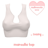 mellowcute-marsella top-ivory