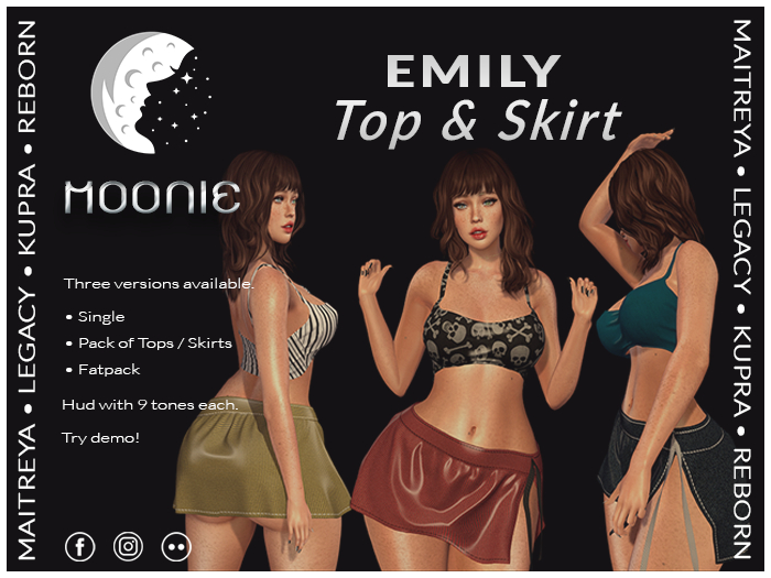 Moonie - Emily Top & Skirt - Fatpack