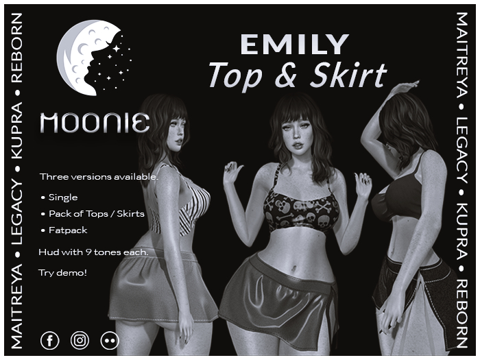 Moonie - Emily Top & Skirt - DEMO