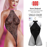 [ADD] Karen Bodysuit - Black
