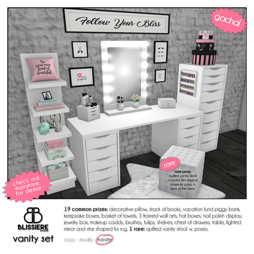 [blissiere] vanity set
