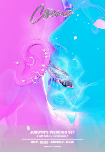 CR` Jordyn's Piercing Set / Silver