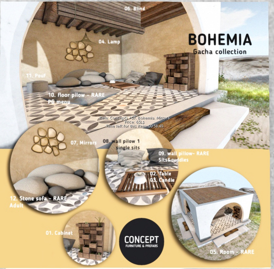 Concept} *05. Bohemia. Room - RARE