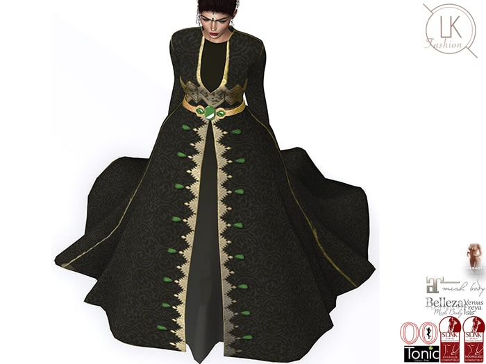 Najat Caftan Black