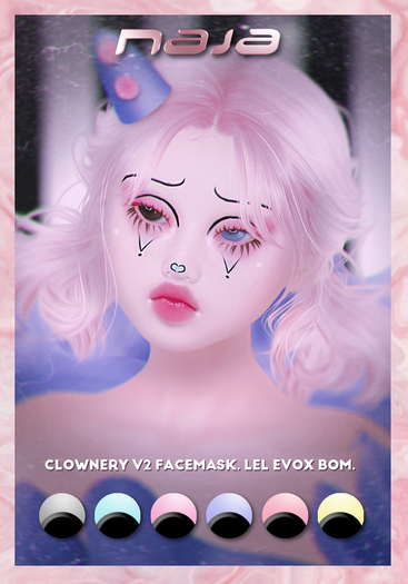 naja // clownery v2 face mask lel evox fatpack