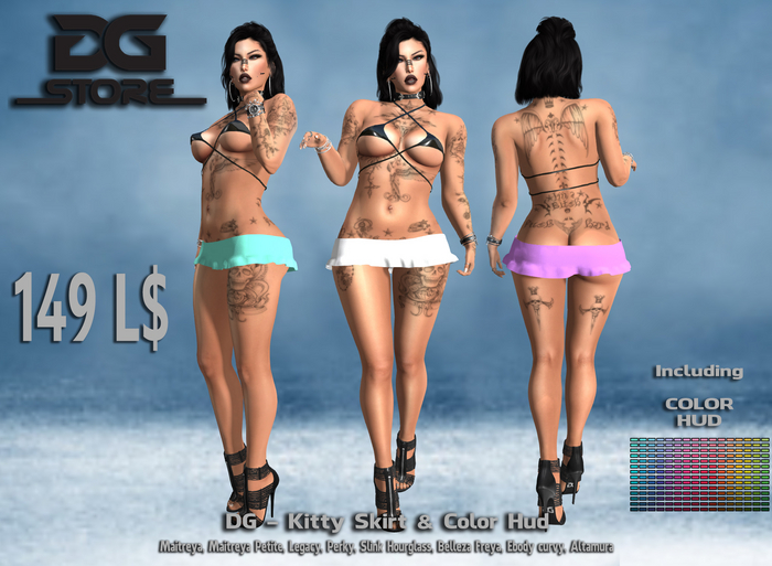 DG - Kitty Skirt & Color Hud - Box