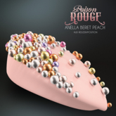 POISON ROUGE Anella Beret - Peach
