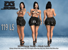 DG - Poppy Pants - Black Latex - unpacker