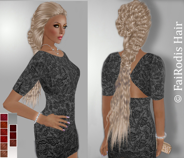 FaiRodis Astra hair deep reds long flexi pack