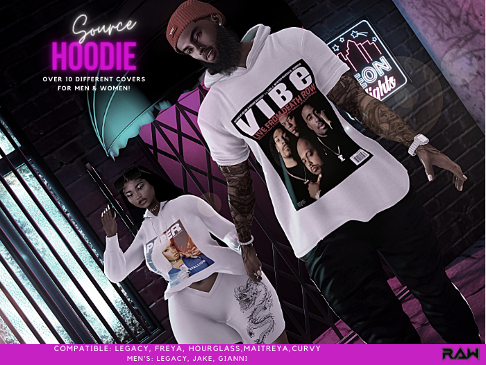 RAW - Short Sleeve Hoodie Source  DEMO