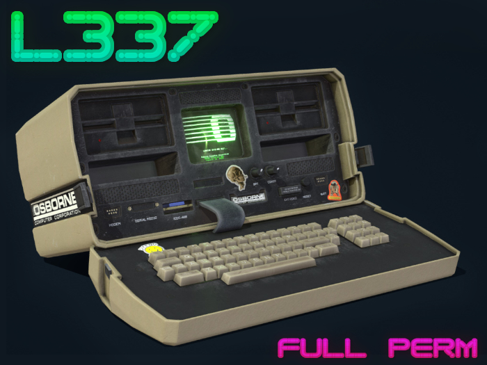 [L337] Retro Scifi Desktop 1 [FULL PERM]