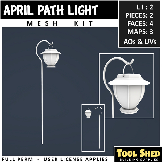 Tool Shed - April Path Light Mesh Kit