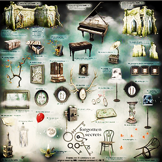 COMPLETE SET 8f8 - forgotten secrets - within the ruins