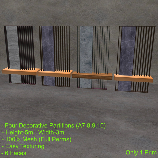 Four Mesh Partitions (A7,8,9,10) . (Full Perms).