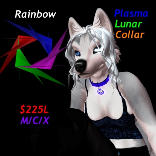 ~Unplugged~ Plasma Lunar Collar(rainbow)