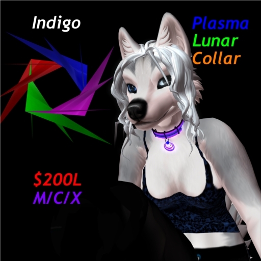 ~Unplugged~ Plasma Lunar Collar(indigo)