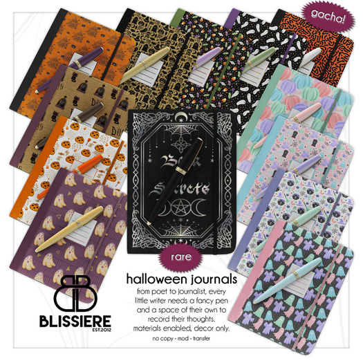 [blissiere] halloween journals