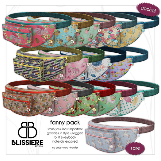 [blissiere] fanny packs