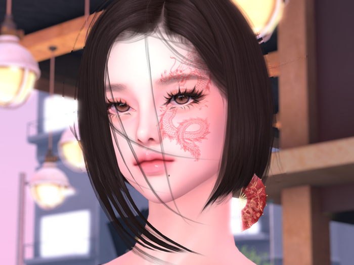 .RYU. Dragon Face Tattoo - Lel Evo X Tintable