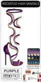 Baiastice_RockStud High Sandals-Purple