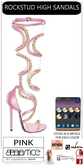 Baiastice_RockStud High Sandals-Pink
