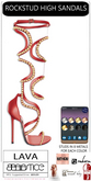 Baiastice_RockStud High Sandals-Lava