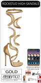 Baiastice_RockStud High Sandals-Gold
