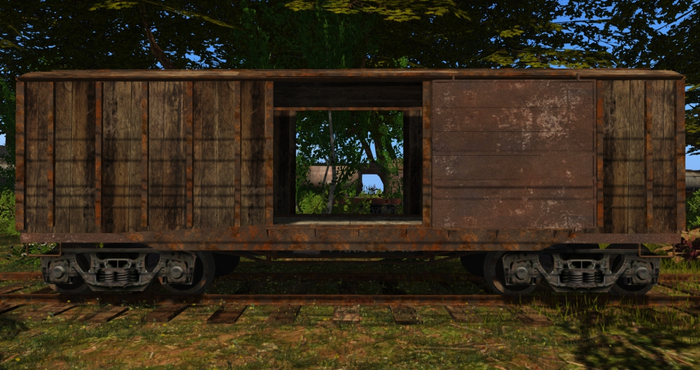 Rail wagon v17 Mesh