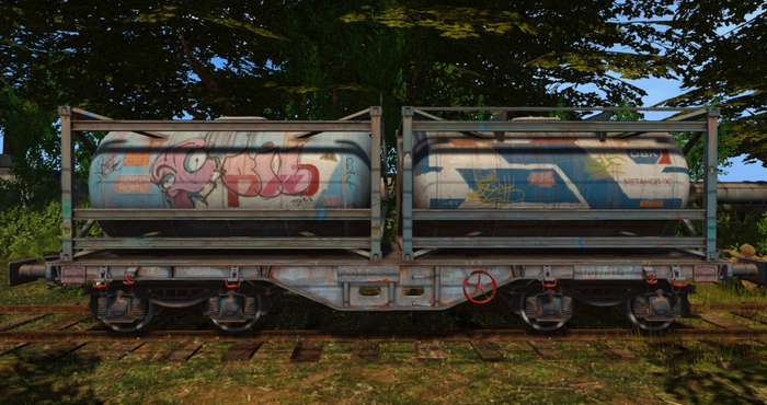 Rail wagon v20 Mesh