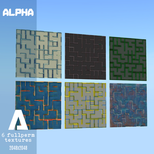 [ALPHA] 6 Square Textures (wear me)