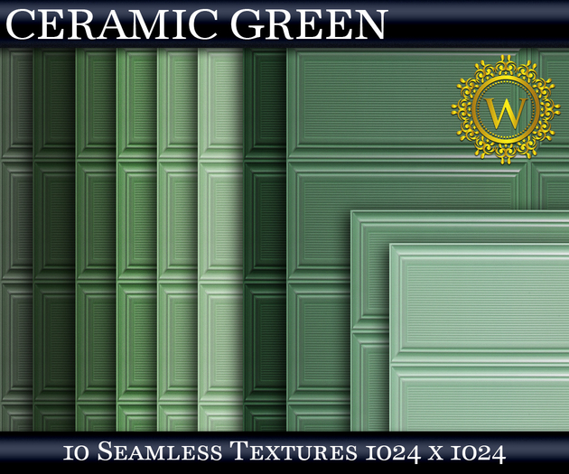 Green Ceramic 10 Seamless Home Build Decor Textures WonderWall