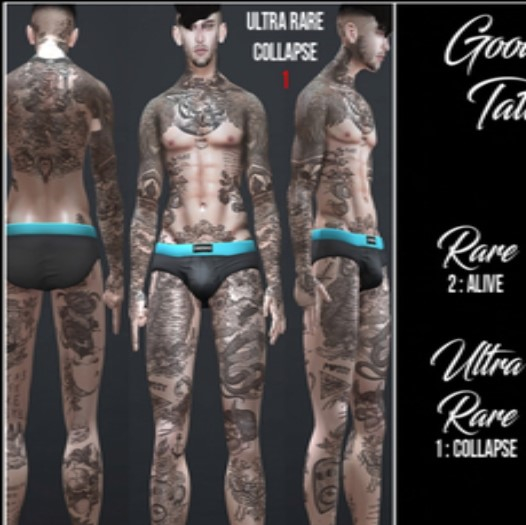 { Speakeasy } Collapse Tattoo ULTRA RARE