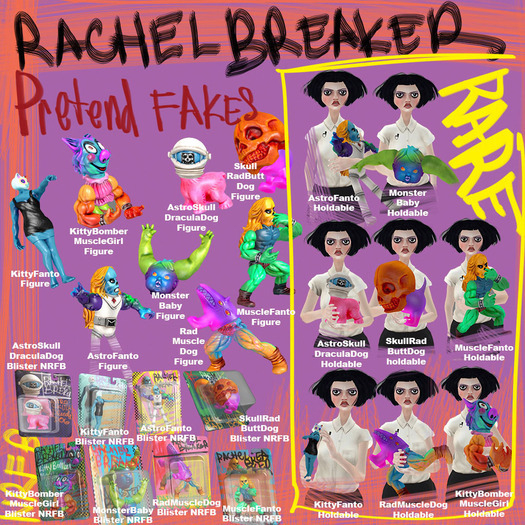 RachelBreaker SkullRadButtDog Figure holdable RARE