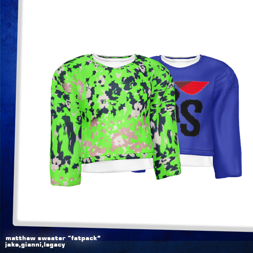 VICE. matthew os sweater "fatpack"